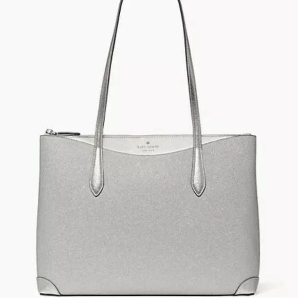 Kate Spade NWT Lunar Light Shimmy Glitter Tote K4626 - Picture 3 of 13